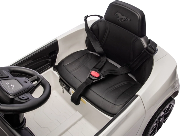 Sicherer Sitz mit Gurt