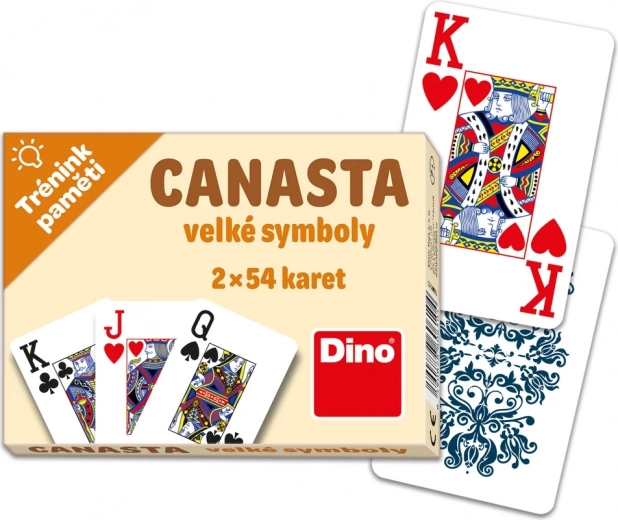 Gedächtnistraining: Canasta mit großen Zahlen