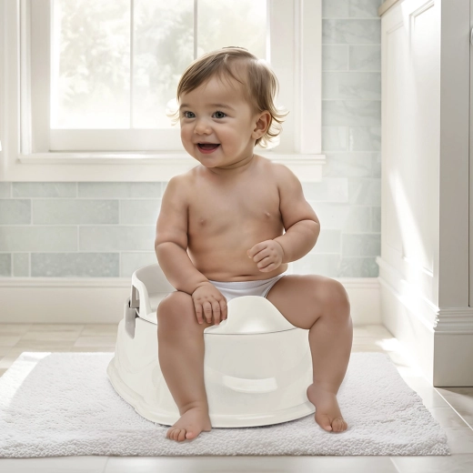 3-in-1: Töpfchen, WC-Reduzieraufsatz und Hocker