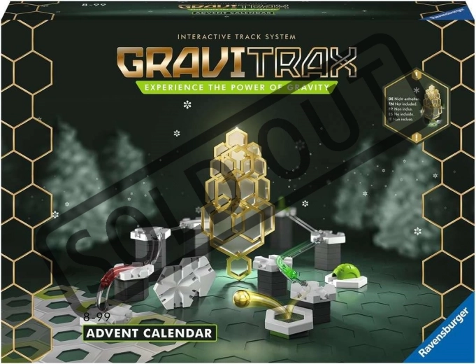 Ravensburger GraviTrax Adventskalender – Erweiterung für die Murmelbahn