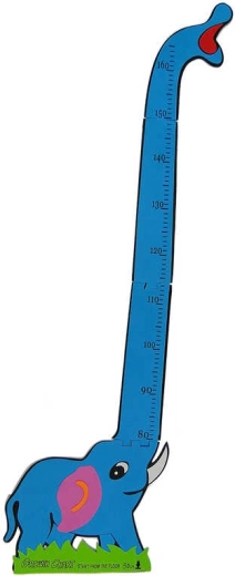 Schaumstoff-Wandmesslatte fürs Kinderzimmer mit Tieren 70–160 cm selbstklebend – 1 Stück
