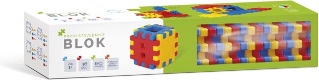 Erstes Baukastenset BLOK für die Kleinsten – 36 Teile