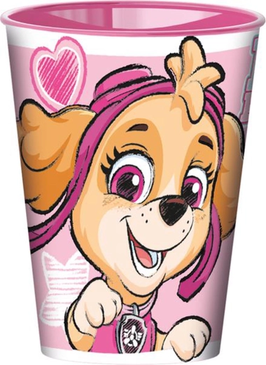 Plastbecher Paw Patrol 260 ml rosa