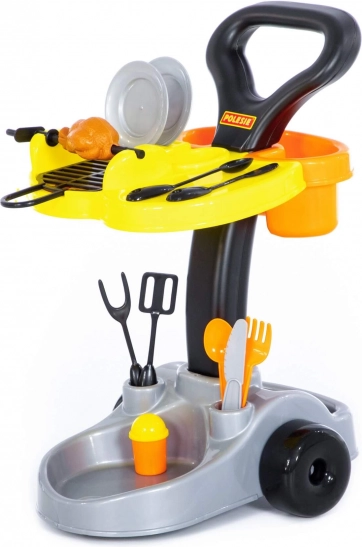 Kinder-Grillset mit Wagen