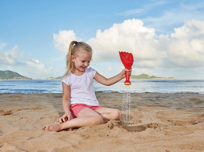 Spaß mit Wasser und Sand