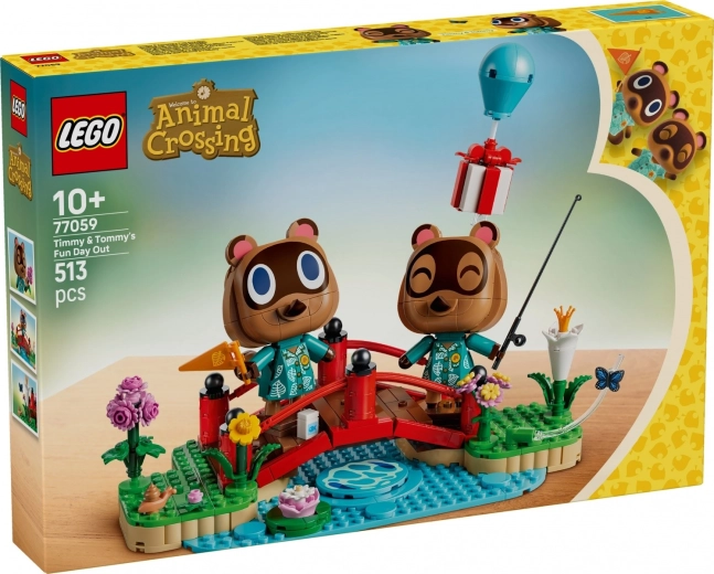 LEGO Animal Crossing Timmy und Tommy beim Spaziergang