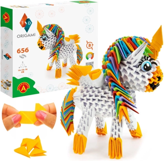 ALEXANDER 3D-Origami – Einhorn, 656 Teile