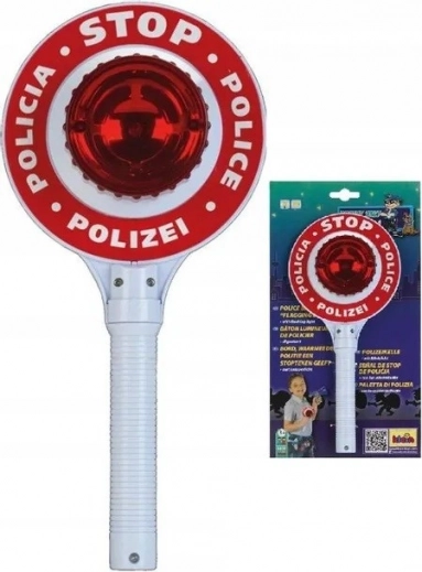 Polizeikelle mit Licht, batteriebetrieben