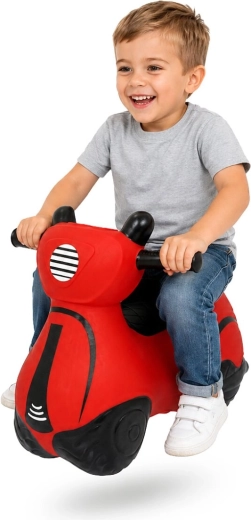 Hüpfroller HoppyDoo, rot, mit Pumpe