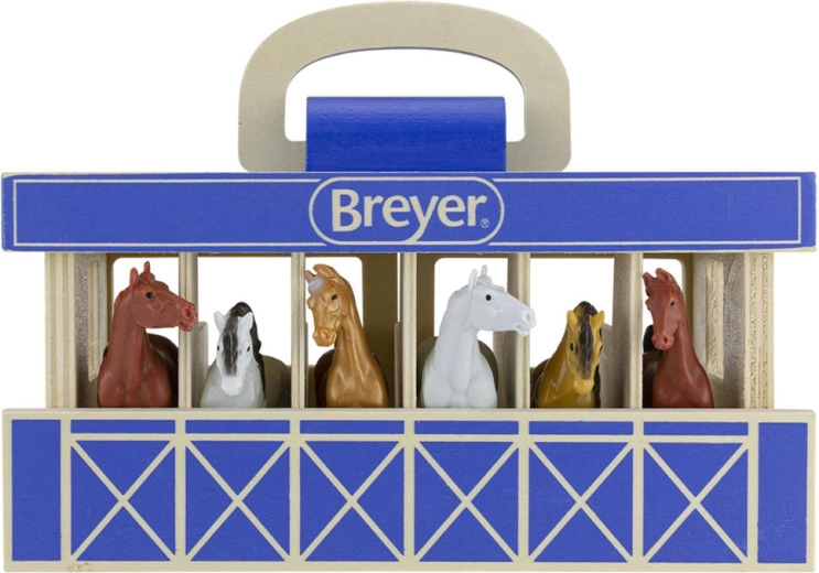 Stall und Koffer in einem