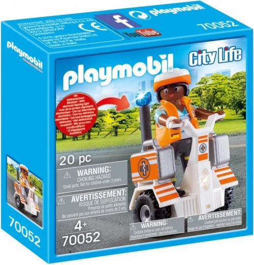Playmobil City Life Rettungssanitäter auf Segway mit Zubehör