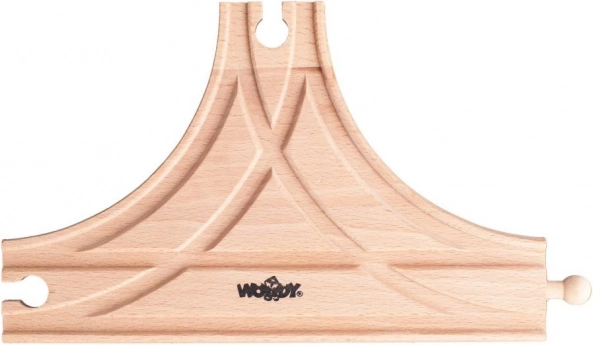 Gleisabzweig „T“ für Holzeisenbahnen