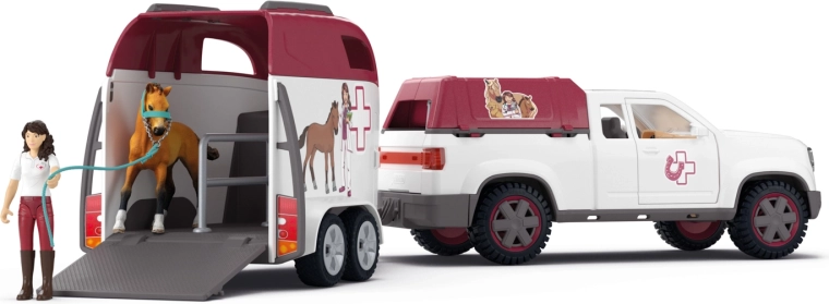 Abnehmbarer Anhänger für den sicheren Pferdetransport