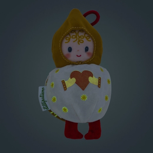 Weihnachtliche Plüschdeko weiße Elfe Mimmi Lilliputiens