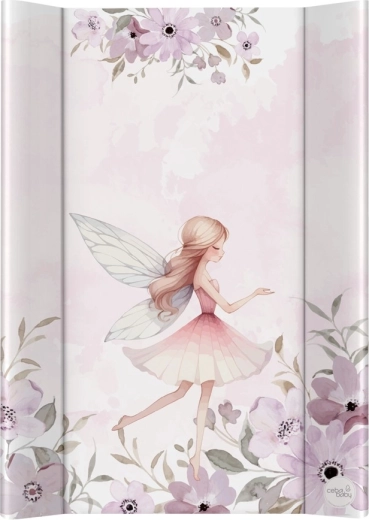 Ceba Baby Wickelauflage mit fester Platte 50 × 70 cm Basic Meadow Fairy
