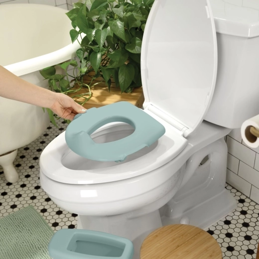 Praktisch 2in1: Töpfchen und WC-Sitzverkleinerer