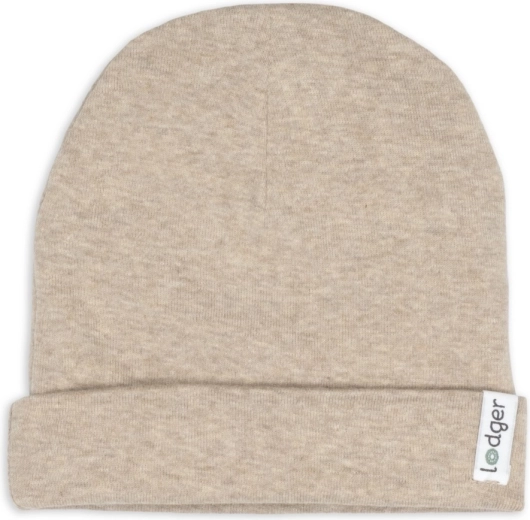 Lodger Baumwollmütze Melange Beige 0–6 Monate