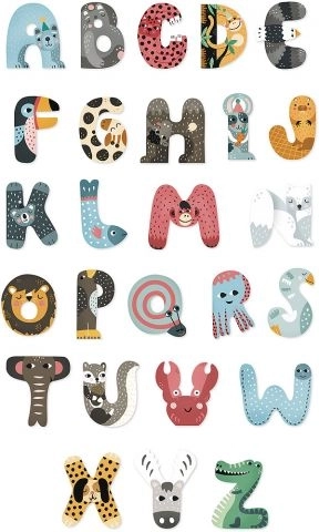 Vilac Tieralphabet - Buchstabe Z
