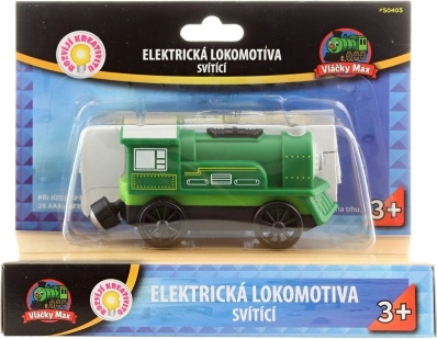 Vláčky Max elektrische Lokomotive, grün