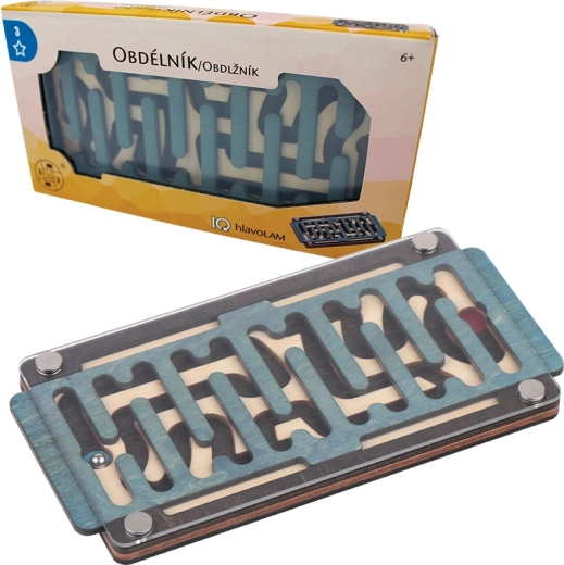 Holzknobelspiel Rechteck