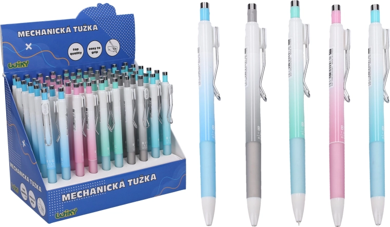 Mechanischer Druckbleistift 0,5 mm - 1 Stück – Sortiment aus 5 Farben