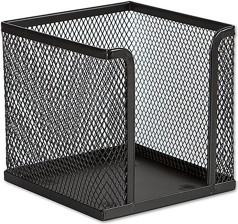 Metallischer Zettelblockhalter CONCORDE, schwarz