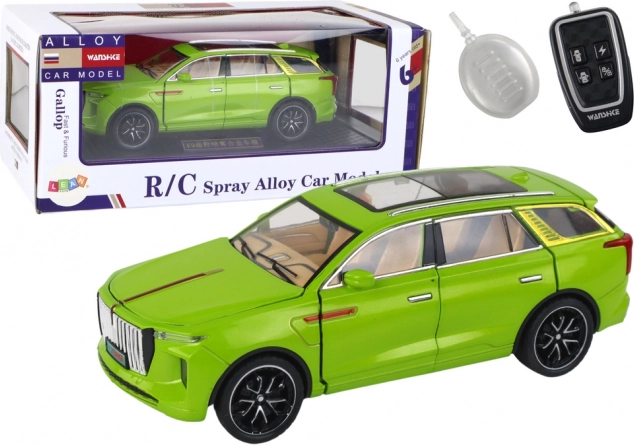 Modell SUV Spielzeugauto Grüne Farbe