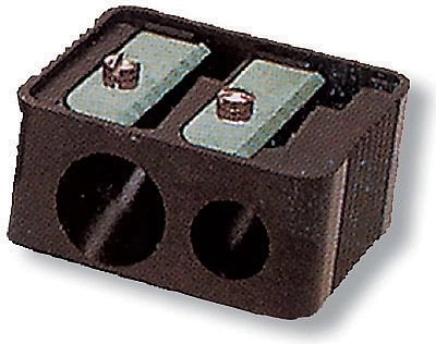 Kosmetischer Duo-Anspitzer M+R aus Kunststoff