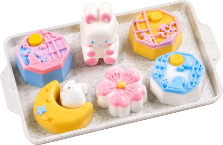 Kawaii-Motive in Pastellfarben