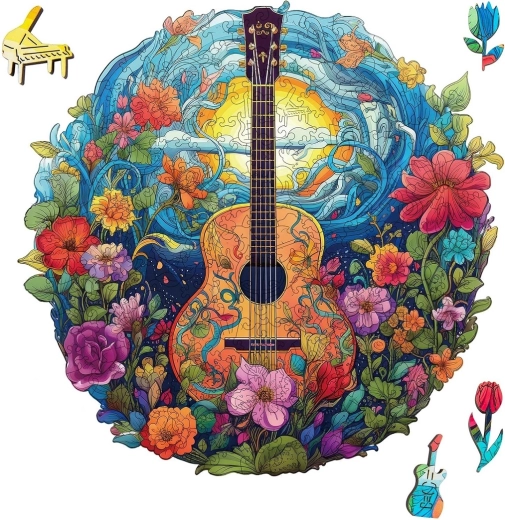 Holzpuzzle Gitarre 200 Teile