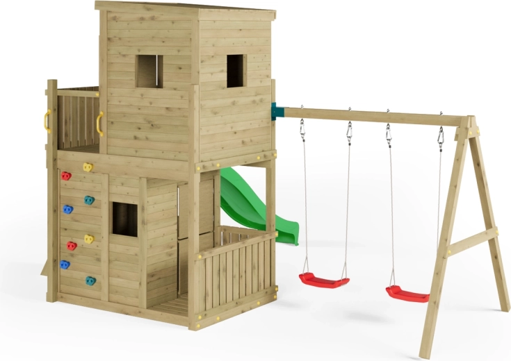 Lange 2,9 m Rutsche für maximalen Spaß