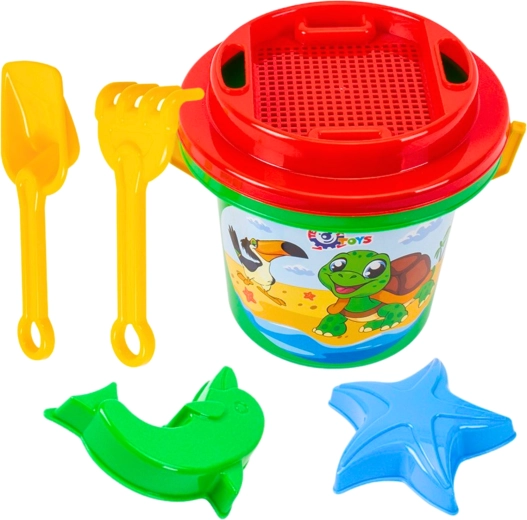 Komplettes Set für Spiele im Sand