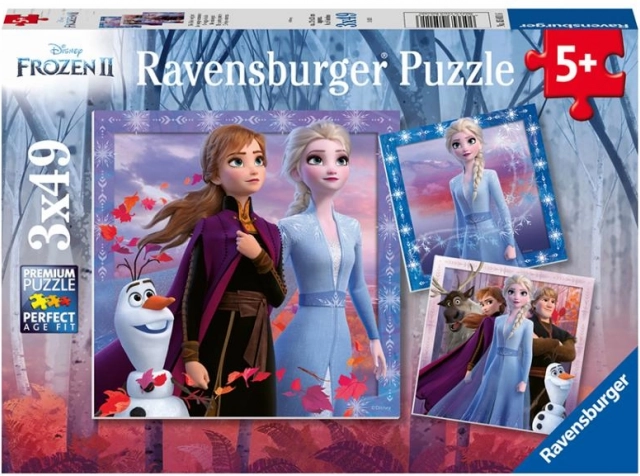 Ravensburger Puzzle Die Eiskönigin 2: Reise 3x49 Teile