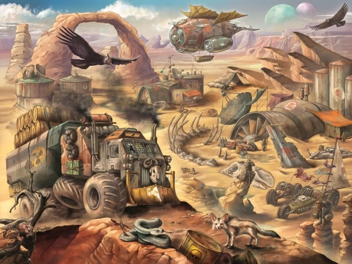 Ravensburger Puzzle Apokalyptische Wüste 1500 Teile