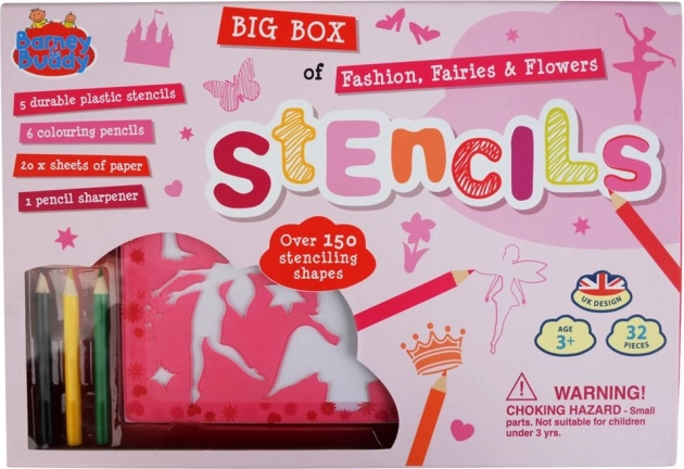 Zeichenschablonen – Modefeen, großes Set