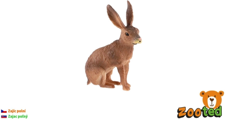 Kunststofffigur Feldhase Zooted 6 cm