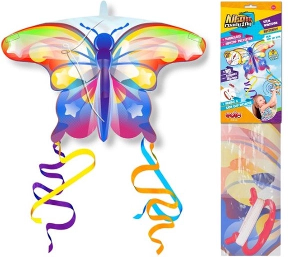 Eolo Toys Mini-Nylondrachen Schmetterling 56 × 40 cm