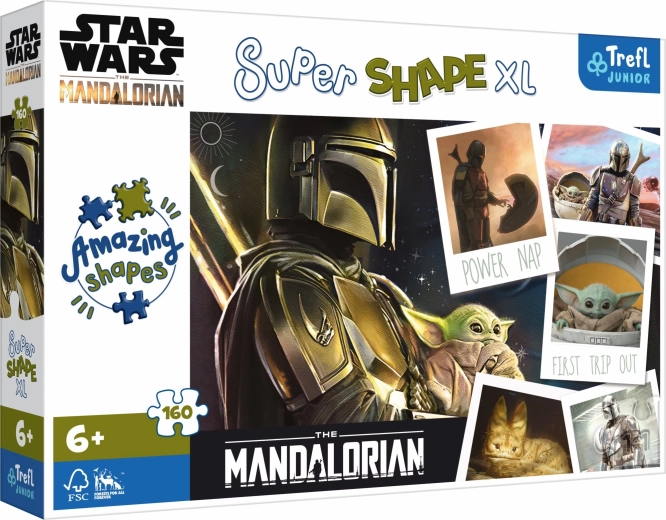 Puzzle Super Form XL Star Wars: Mandalorian 160 Teile