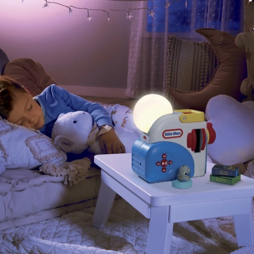 Ruhiges Einschlafen mit Nachtlicht und weißem Rauschen