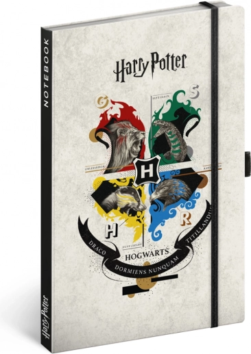 NOTIQUE Notizbuch HARRY POTTER, liniert, 13 × 21 cm