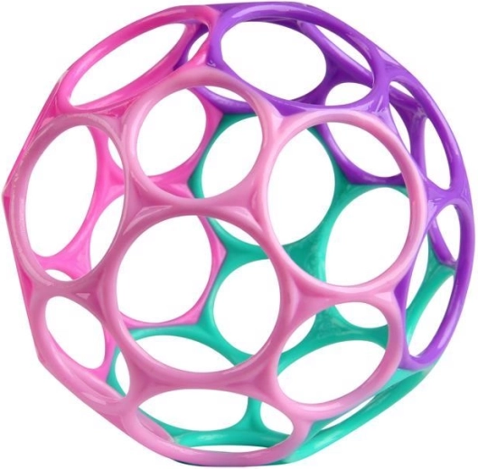 Oball Classic flexibler Ball 10 cm rosa-violett