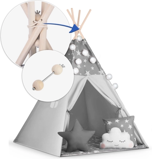 Stabile Holzkonstruktion + Stabilisator gratis