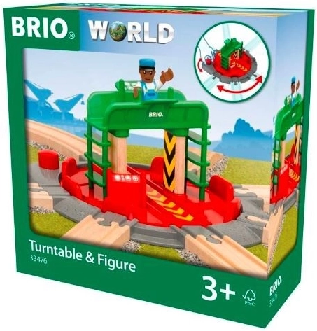 Brio Drehscheibe und Figur