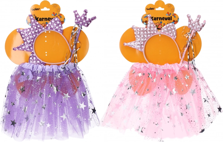 Karneval-Set Fee Lila