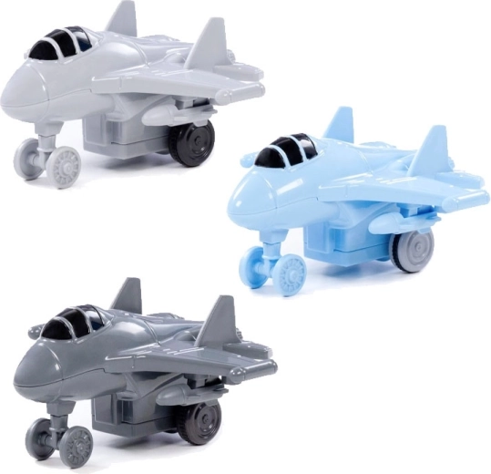 Militärischer Jagdflieger Sturm mit Schwungrad