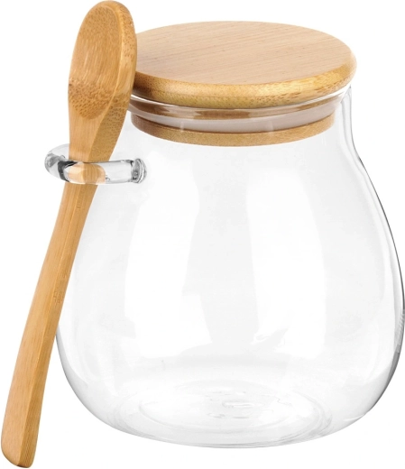 Dicht schließender Bambusdeckel für längere Frische