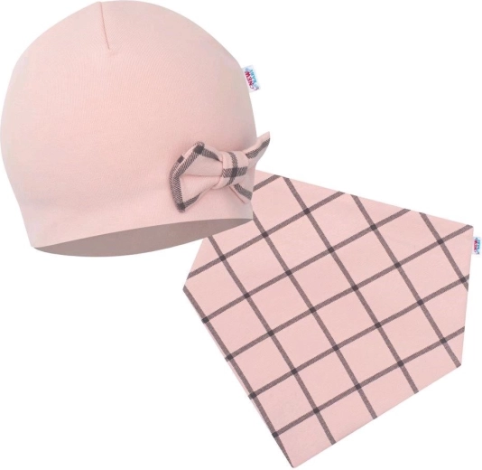 Stillmütze und Halswärmer NEW BABY Missy rosa