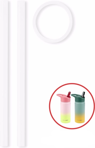 Skip Hop Ersatztrinkhalme für Flasche Wander Spark Style, 2 Stk.