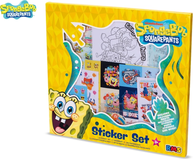 SpongeBob-Aufkleberset – 500 Stück