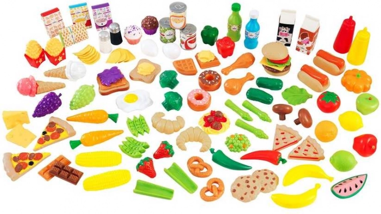KidKraft Lebensmittel-Spielset – 115 Zubehörteile